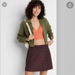 Wild fable pleated wrap a line mini skirt wild fable target